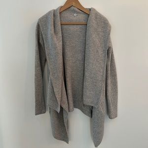 Margaret O’Leary cashmere cardigan with hood